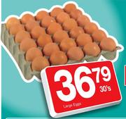 Large Eggs-30's