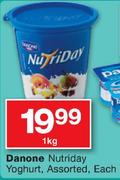 Danone Nutriday Yoghurt, Assorted-1Kg
