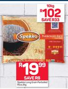 Spekko Long Grain Parboiled Rice-2Kg