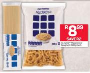 No Name Macaroni Or Spaghetti 500g-Each