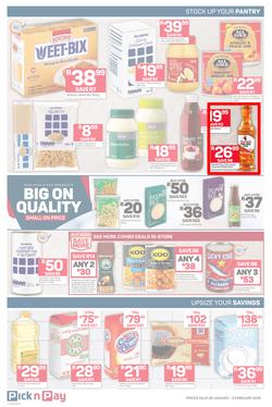Pick n Pay Eastern Cape : Unbeatable Savings (28 Jan - 03 Feb 2019), page 4