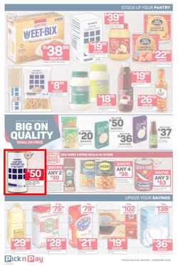 Pick n Pay Eastern Cape : Unbeatable Savings (28 Jan - 03 Feb 2019), page 4