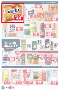 Pick n Pay Eastern Cape : Unbeatable Savings (28 Jan - 03 Feb 2019), page 4