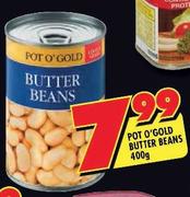 Pot O' Gold Butter Beans-400g