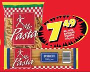Mr. Pasta Macaroni/Spaghetti-500g Each