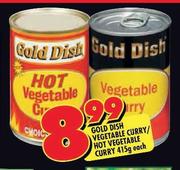 Gold Dish Vegetable Curry/Hot Vegetable Curry-415g Each