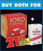 Joko Tagless Tea Bags 100's & Huletts White Sugar-500g