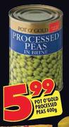 Pot O' Gold Processed Peas-400g