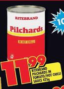 Riterbrand Pilchards In Tomato/Hot Chilli Sauce-425g