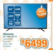 Hisense 50" FHD LED TV LEDN50K36P