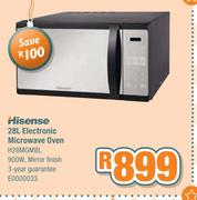 Hisense 28Ltr Electronic Microwave Oven H28M0MBL