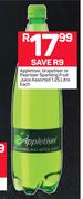 Appletiser, Grapetiser Or Peartiser Sparkling  Fruit Juice-1.25Ltr Each
