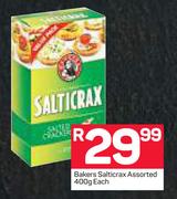 Bakers Salticrax-400g Each