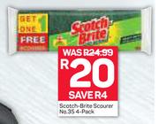 Scotch Brite Scourer No.35-4's Per Pack