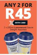 Lancewood Sauce Delight Assorted-2 x 250ml