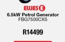 Ellies 6.5KW Petrol Generator FBG7500CXS