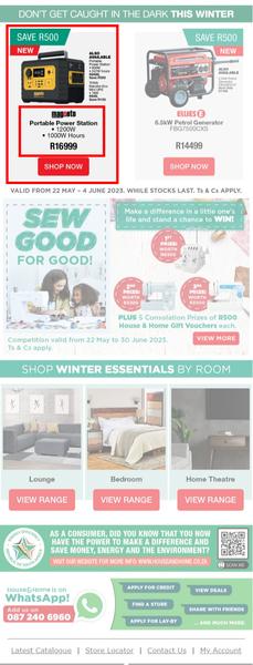 House & Home : There's No Place Like House & Home For Cosy Seasonal Essentials (22 May - 04 June 2023), page 4