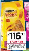 Purina Friskies Dry Cat Food Assorted-2.9Kg Each