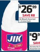 Jik Bleach Assorted-1.5Ltr Each