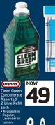 Wynn's Cleen Green Concentrate Refill Assorted-2Ltr Each