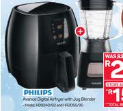 Philips Advance Digital Airfryer With Jug Blender 