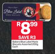 Bakers Blue Label Marie Biscuits-200g Each