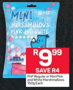 PnP Regular Or Mini Pink And White Marshmallows-150g Each