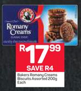 Bakers Romany Biscuits-200g Each