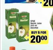 Spar Nectar Juice Assorted-6 x 200ml