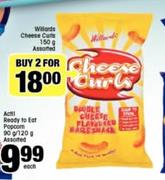 Willards Cheese Curls-150g