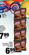 Simbo Nik Naks or Fritos Com Chips Strips-4 x 25g Each