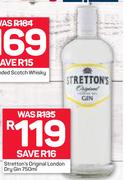 Strettons Original London Dry Gin-750ml
