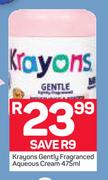 Krayons Gentle Fragranced Aqueous Cream-475ml