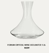 Forum Crystal Wine Decanter 1.5L