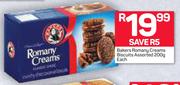 Bakers Romany Creams Biscuits-200g Each