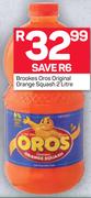 Brookes Oros Original Orange Squash-2L