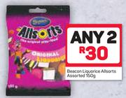 Beacon Liquorice Allsorts-2X150g