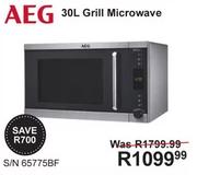 aeg 30l grill microwave