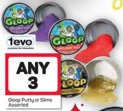 Gloop Putty Or Slime Assorted-For Any 3