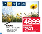 Sinotec 49"(124cm) Full HD LED TV STL-49E200DG