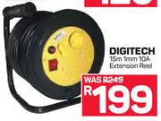 Digitech 15m 1mm 10A Extension Reel
