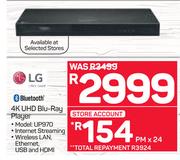LG 4K UHD Blu Ray Player(UP970)