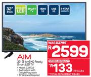 Aim 32"(81cm) HD Ready Smart LED TV CZ1732