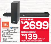 JBL Home Cinema 2.1 Channel Soundbar With Wireless Subwoofer(SB150)