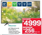 Hisense 43"(109cm) Full HD Smart LED TV 43N2170PW