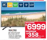 Sinotec 58"(147cm) Full HD Smart Slim LED TV STL-58E200AM