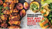 Garlic/Cheese Baguettes-265/280g Each