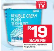 PnP Double Cream Plain Yoghurt-1kg