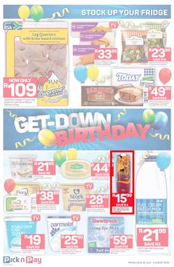 Pick n Pay : Birthday Deals (30 Jul - 05 Aug 2018), page 4