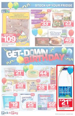 Pick n Pay : Birthday Deals (30 Jul - 05 Aug 2018), page 4